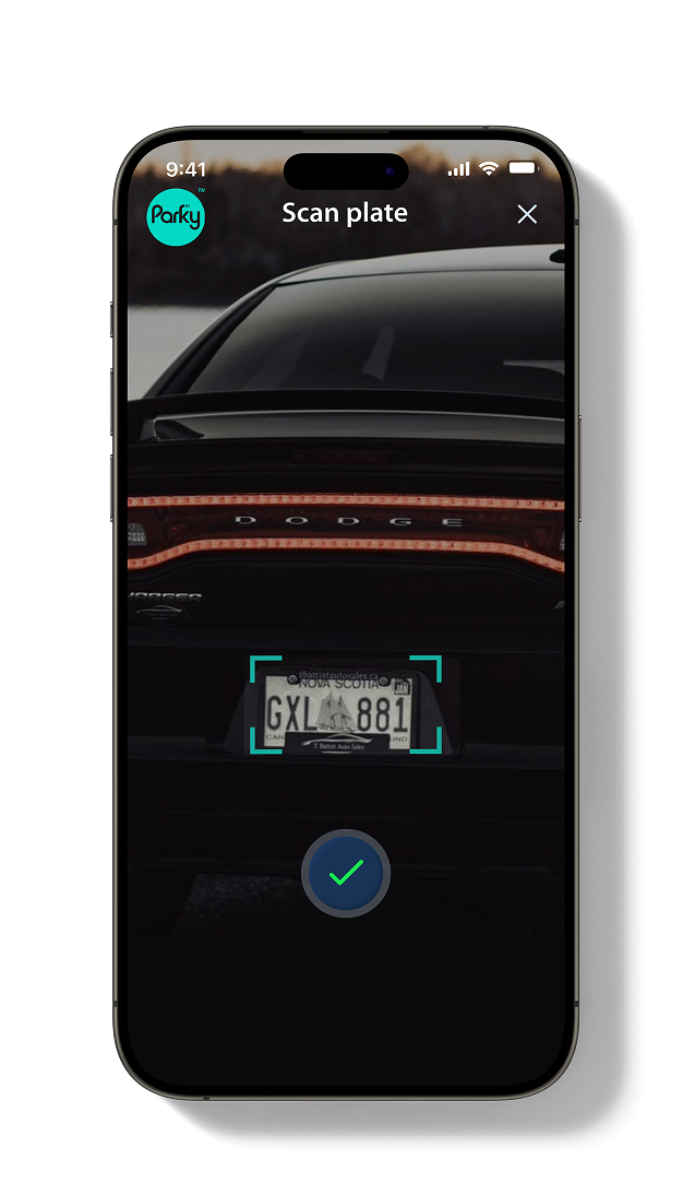 Phone Screen Scan License Plate